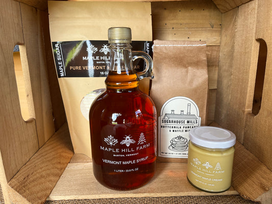 Maple Hill Farm Barton Vermont Maple Syrup Product Pack Breakfast - Farm Stand View